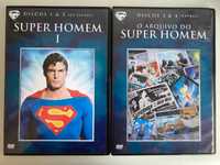 7 DVDs SUPERMAN de Richard Donner com Christopher Reeve, Marlon Brando