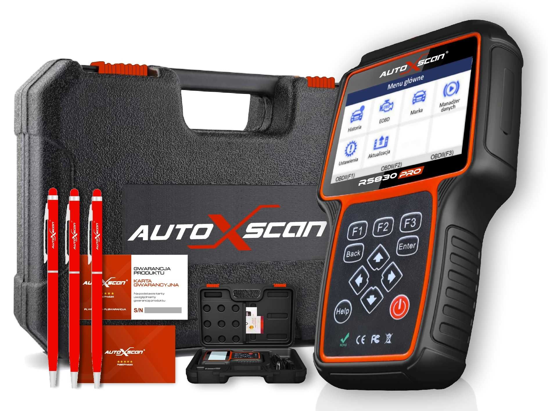 Komputer Diagnostyczny AutoXscan RS830PRO FULL