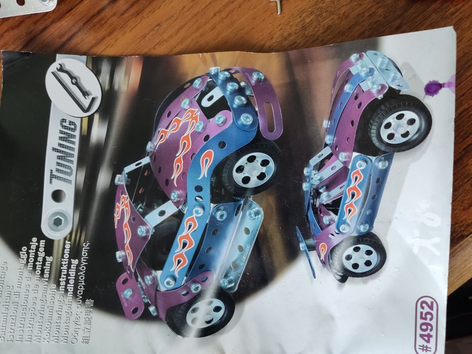 Конструктор meccano (Мотоцикл та машина з можливістю тюнингу)