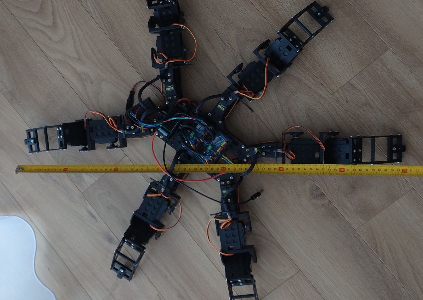 Robot Hexapod Duży, Robot-pająk, Plaforma ROS, programowanie