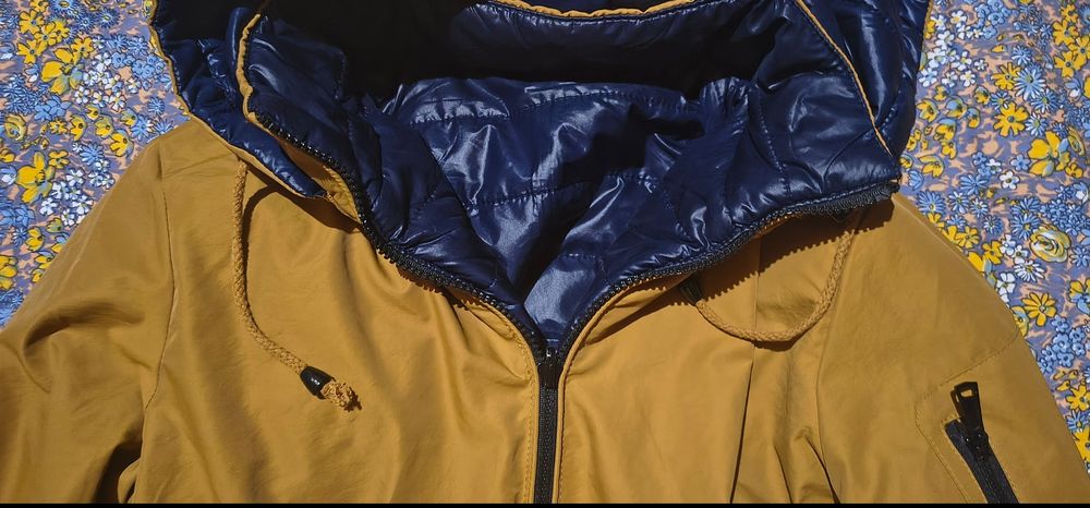 Kurtka dwustronna parka FC Mina roz. 40-42