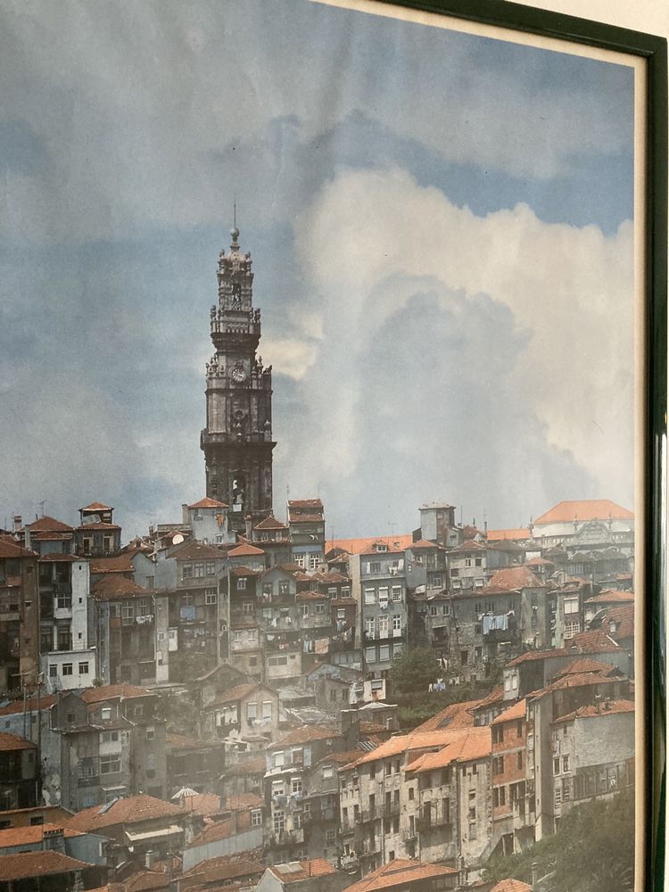 Poster do Porto Patrimonio Mundial - Emoldurado