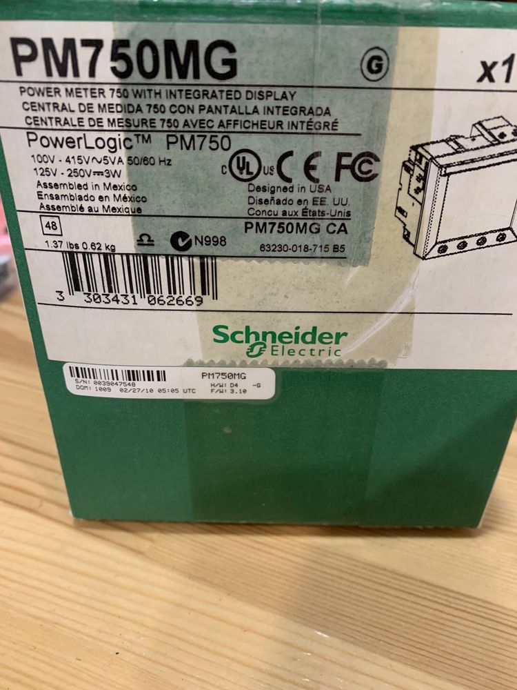 Schneider Electric PM750MG та PM870RDMG - вимірювач потужності