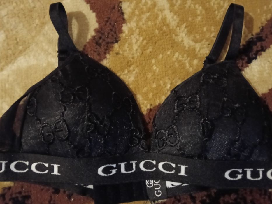 Piękny włoski biustonosz Gucci nowy XS s.