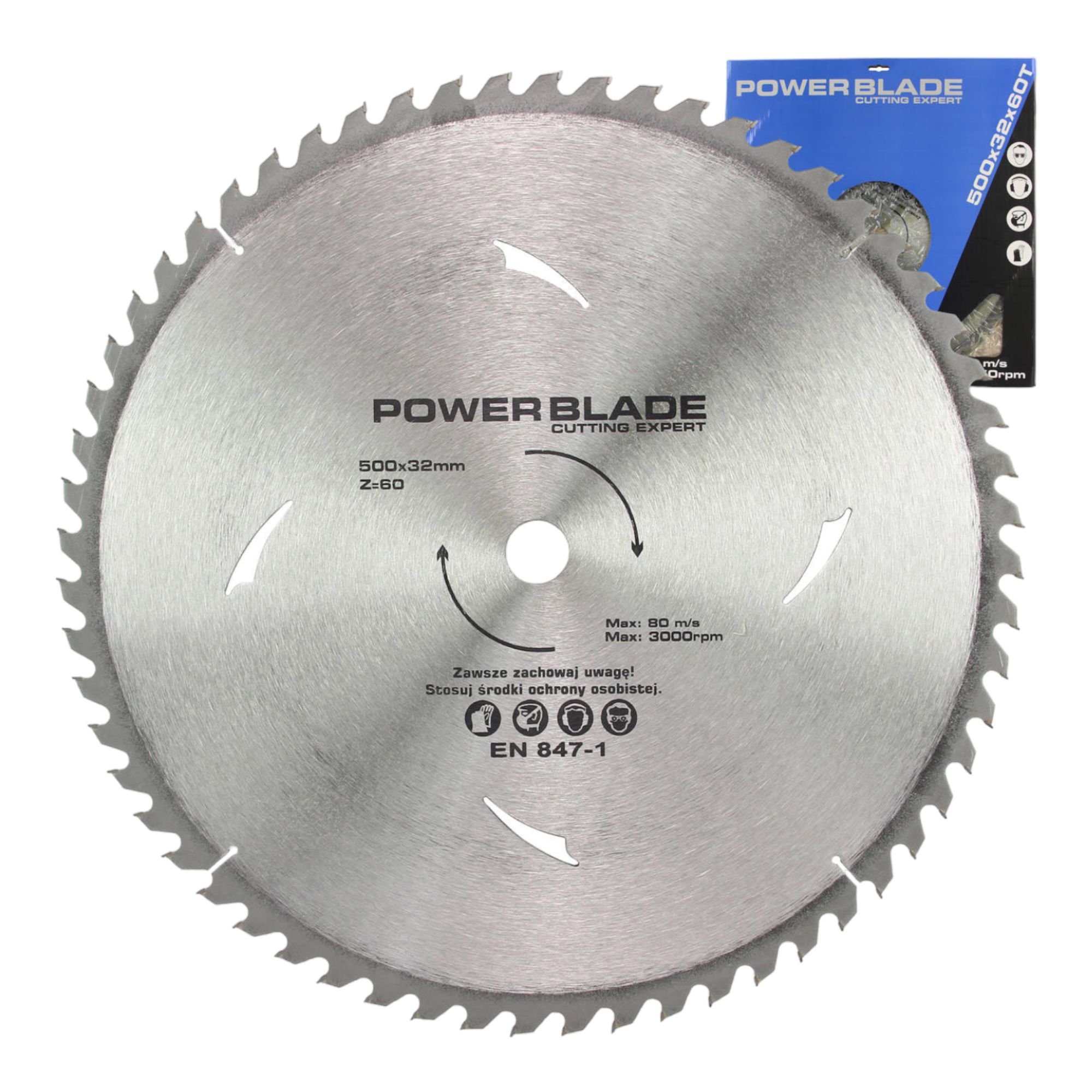 Tarcza widiowa 500x32mm 60T POWER BLADE WIDIA M09077