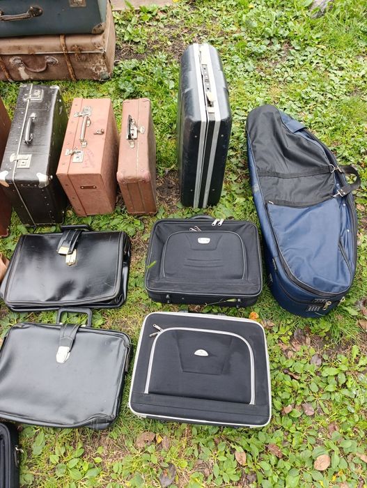 Советский немецкий старый ретро чемодан СССР дорожный военный кейс