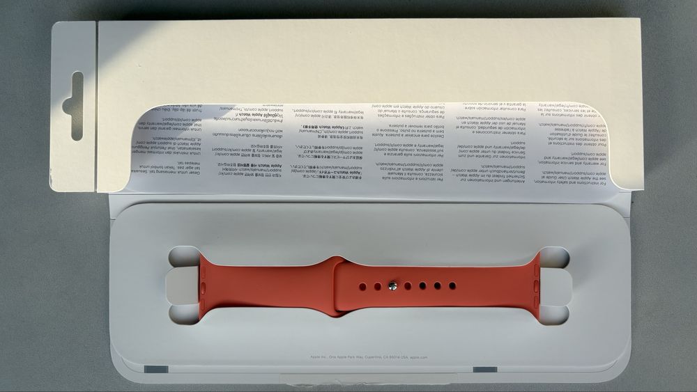 Pasek Apple Watch Tangerine Sport Band koperty 44/45/46/49 mm