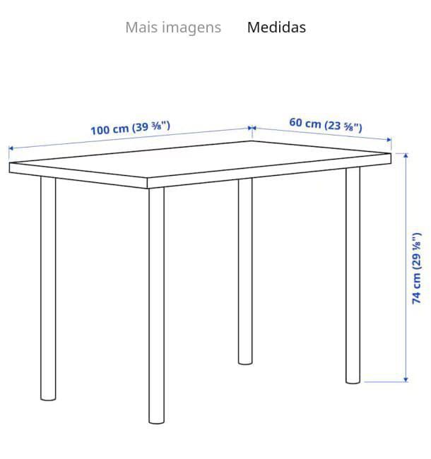 Secretária Ikea LINNMON