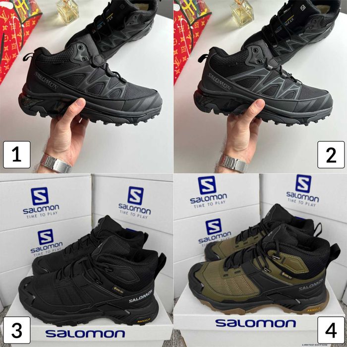 Мужские Зимние Ботинки Salomon XT-6 X Ultra 4 Mid С Мехом Кроссовки