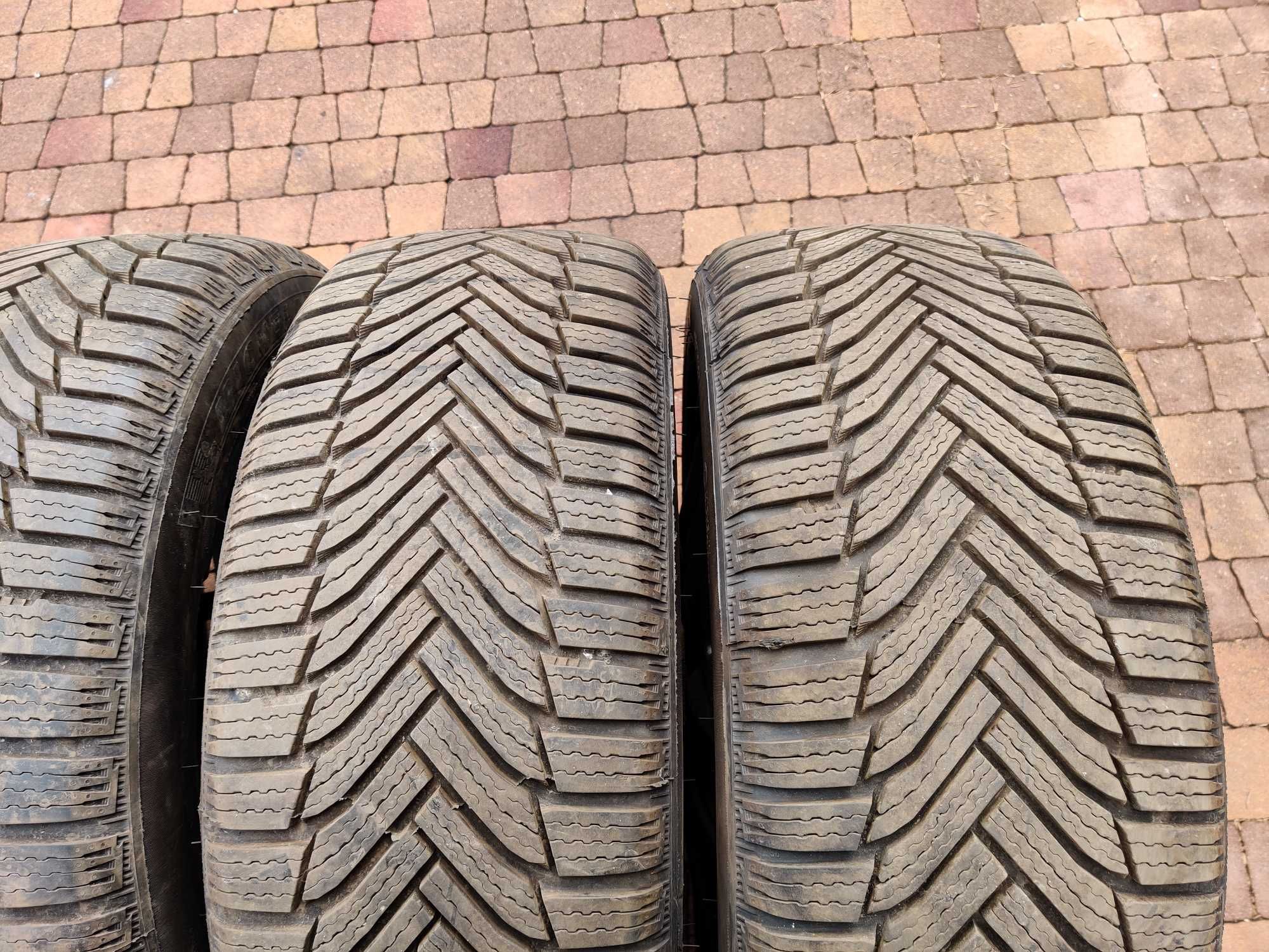 3421. Opony zimowe 205/60/16 Michelin 8.5mm 23r jak nowe cena za 4szt