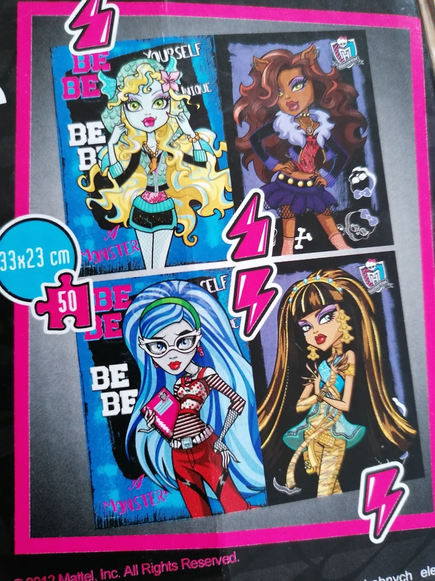 Puzzle 3D Monster High 5+  50 elem.