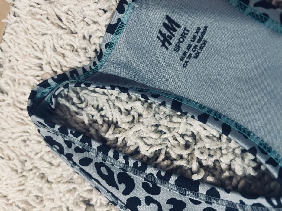 Bluzka top sportowy damski w panterke rozm xs