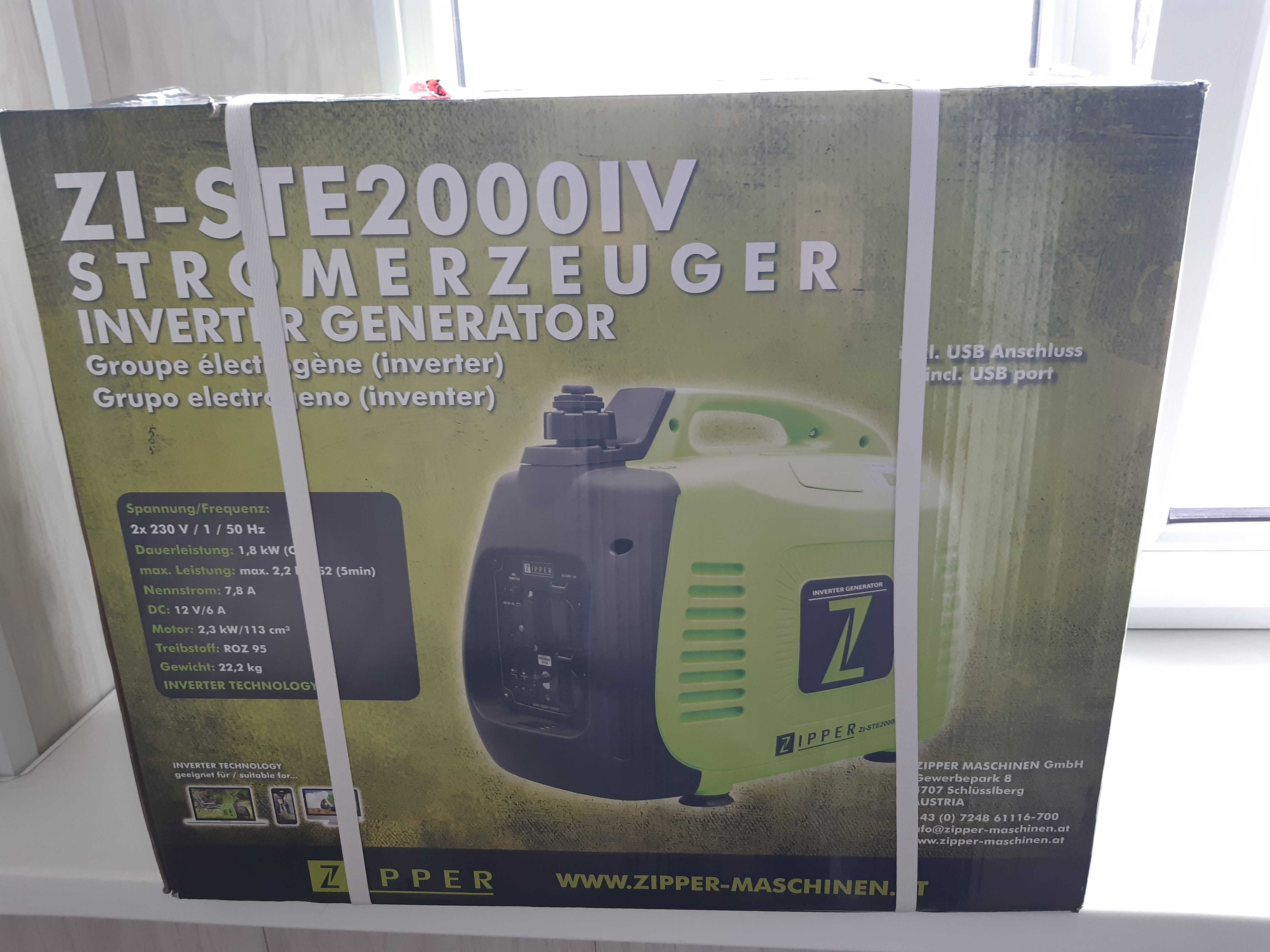 Генератор інверторний Zipper ZI-STE2000IV