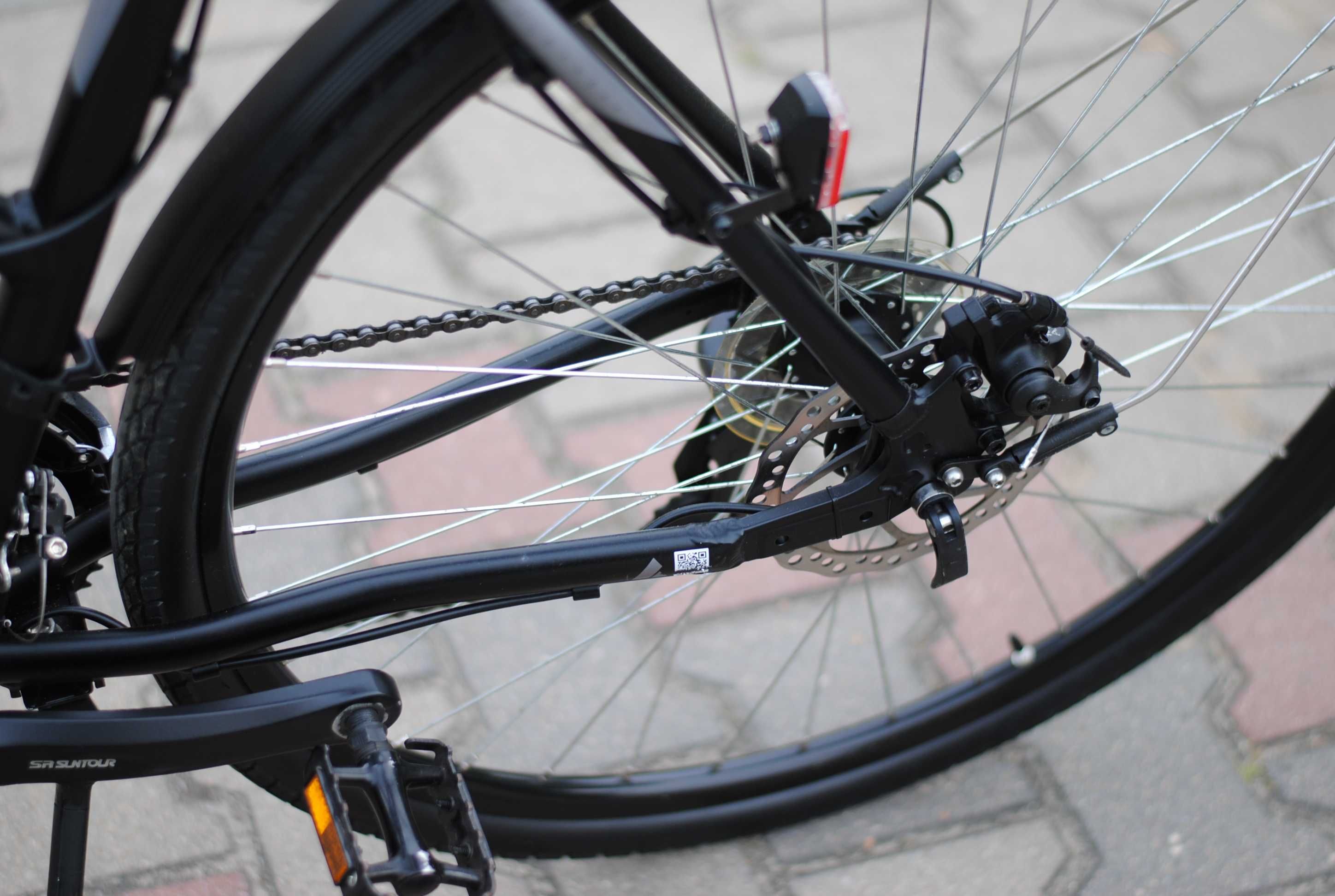 Crossowy rower firmy Bulls Cross Street osprzęt shimano, tarcze