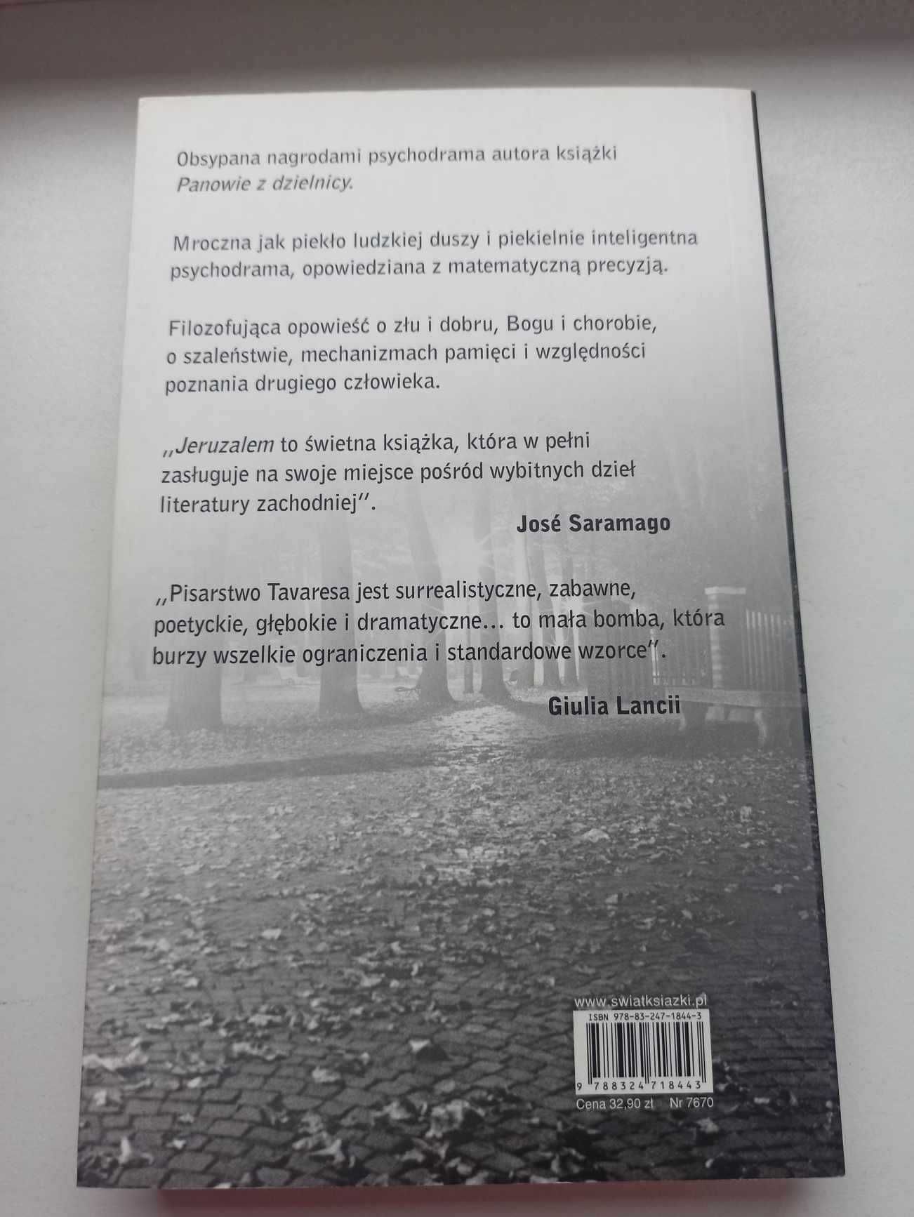 Książka Jeruzalem Gonçalo M. Tavares