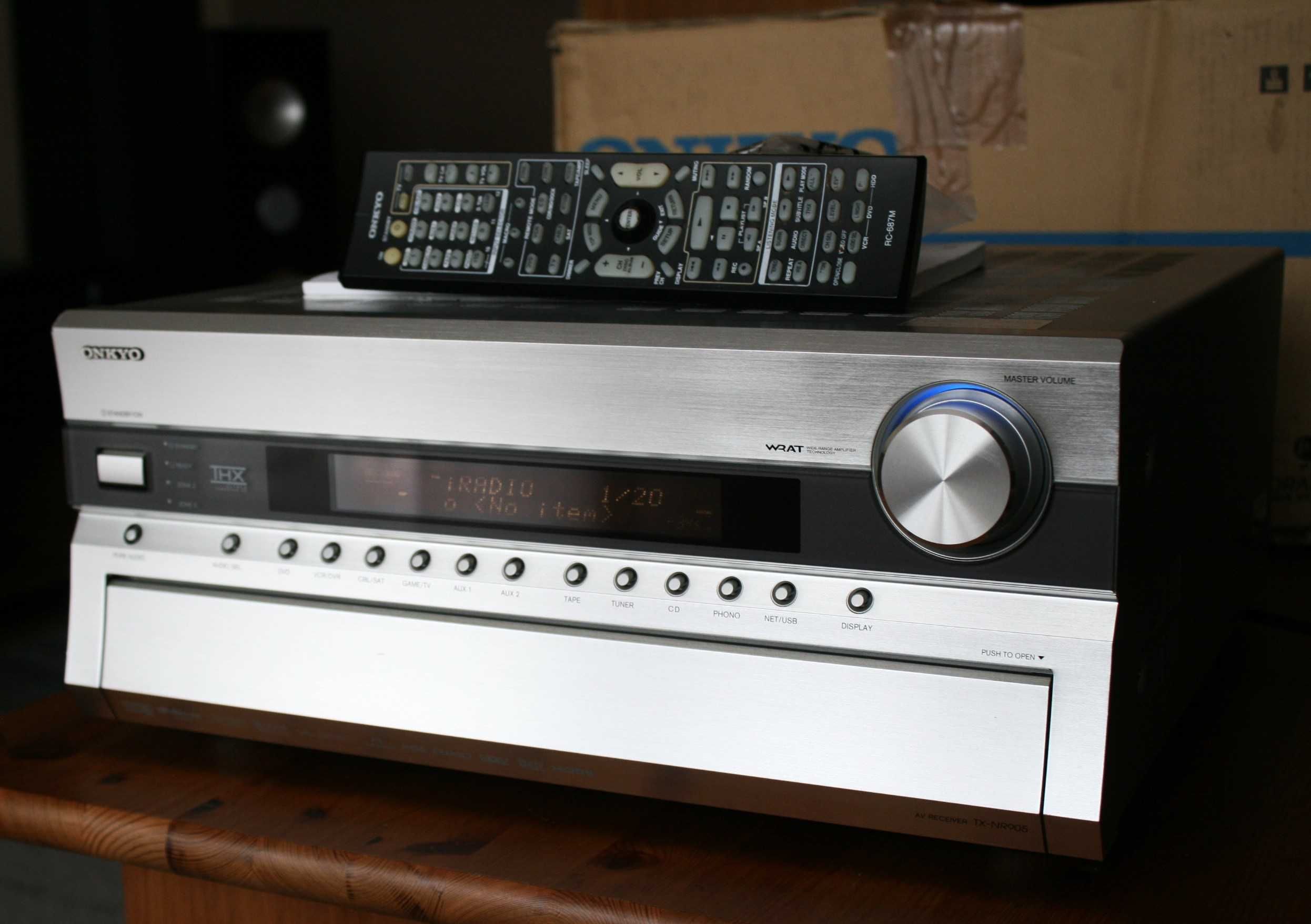 Audiofilski amplituner Onkyo TX NR 905 USB wzmacniacz 220 watt / kanał
