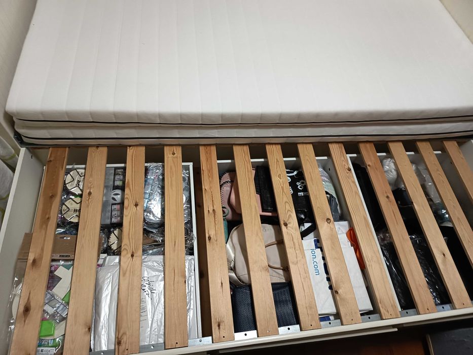 Cama solteiro/casal Hemnes Ikea