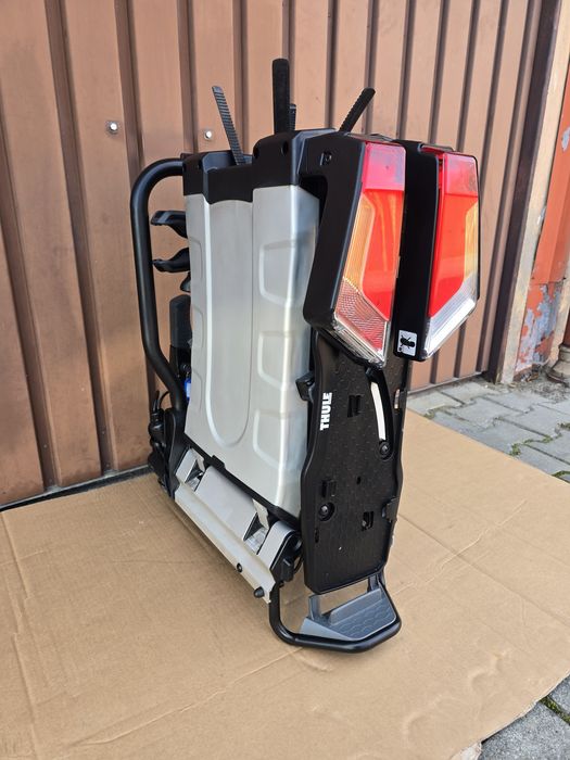 Bagażnik rowerowy na hak THULE Easyfold 931 933 XT rowery 2 Silver