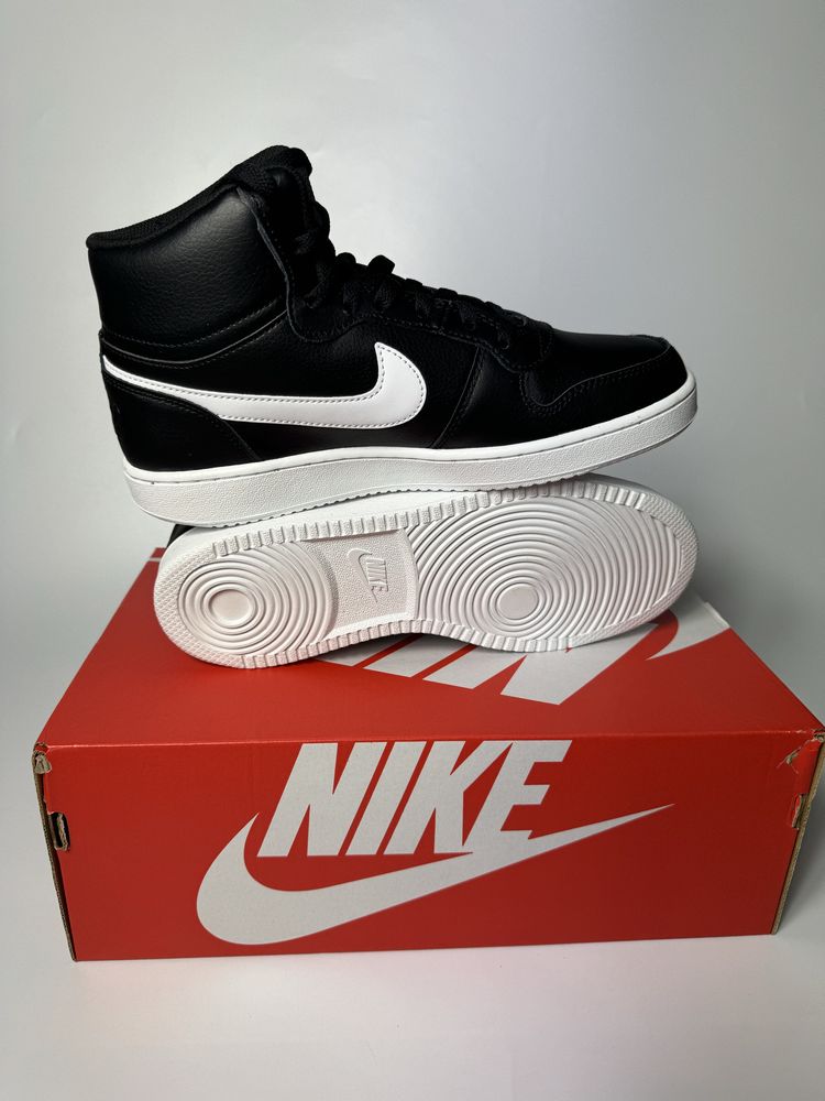 Nowe sneakersy Nike Ebernon Mid 42,5 czarne outlet