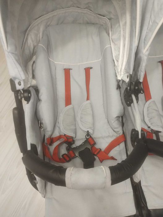 Wózek podwójny, gondola i spacerówka