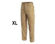 NOWE Spodnie Bojówki MIL-TEC US Ranger BDU Khaki (beżowy/piaskowy) XL