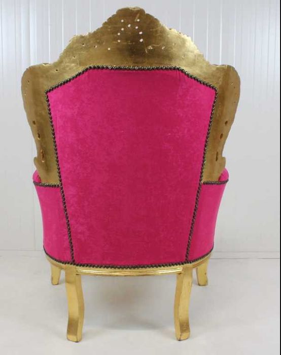 Cadeirão antigo - Bem restaurado talha dourada antiguidade, ca 1940