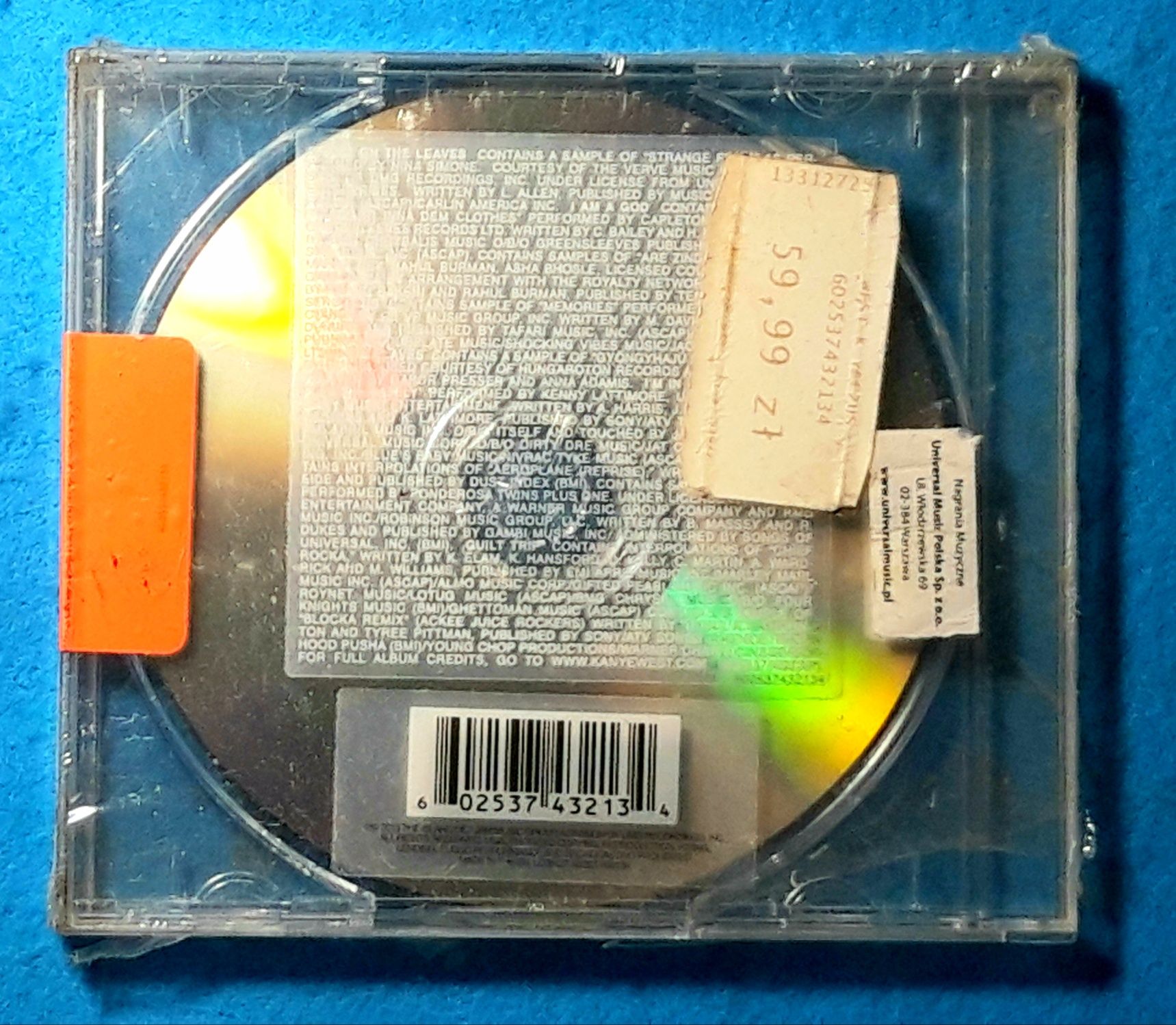 Kanye West ‎– Yeezus (CD, 2013, FOLIA)