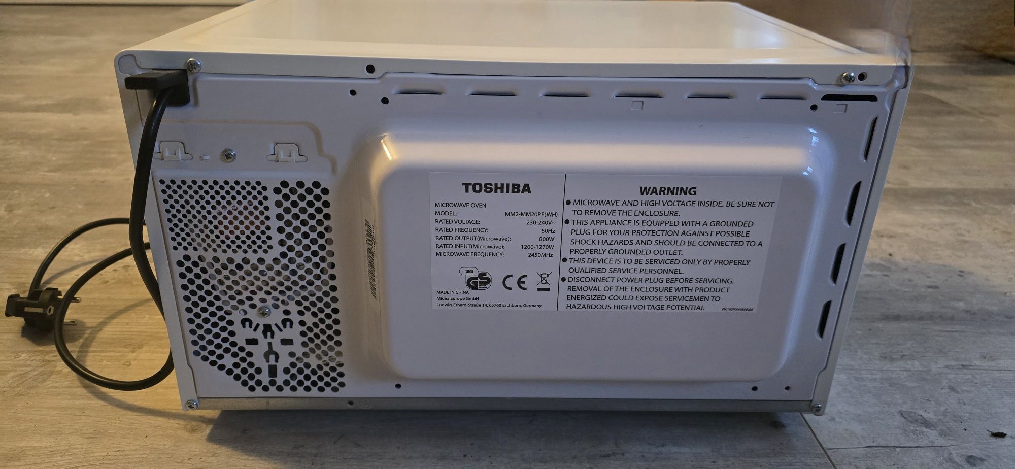 Mikrofalówka Toshiba