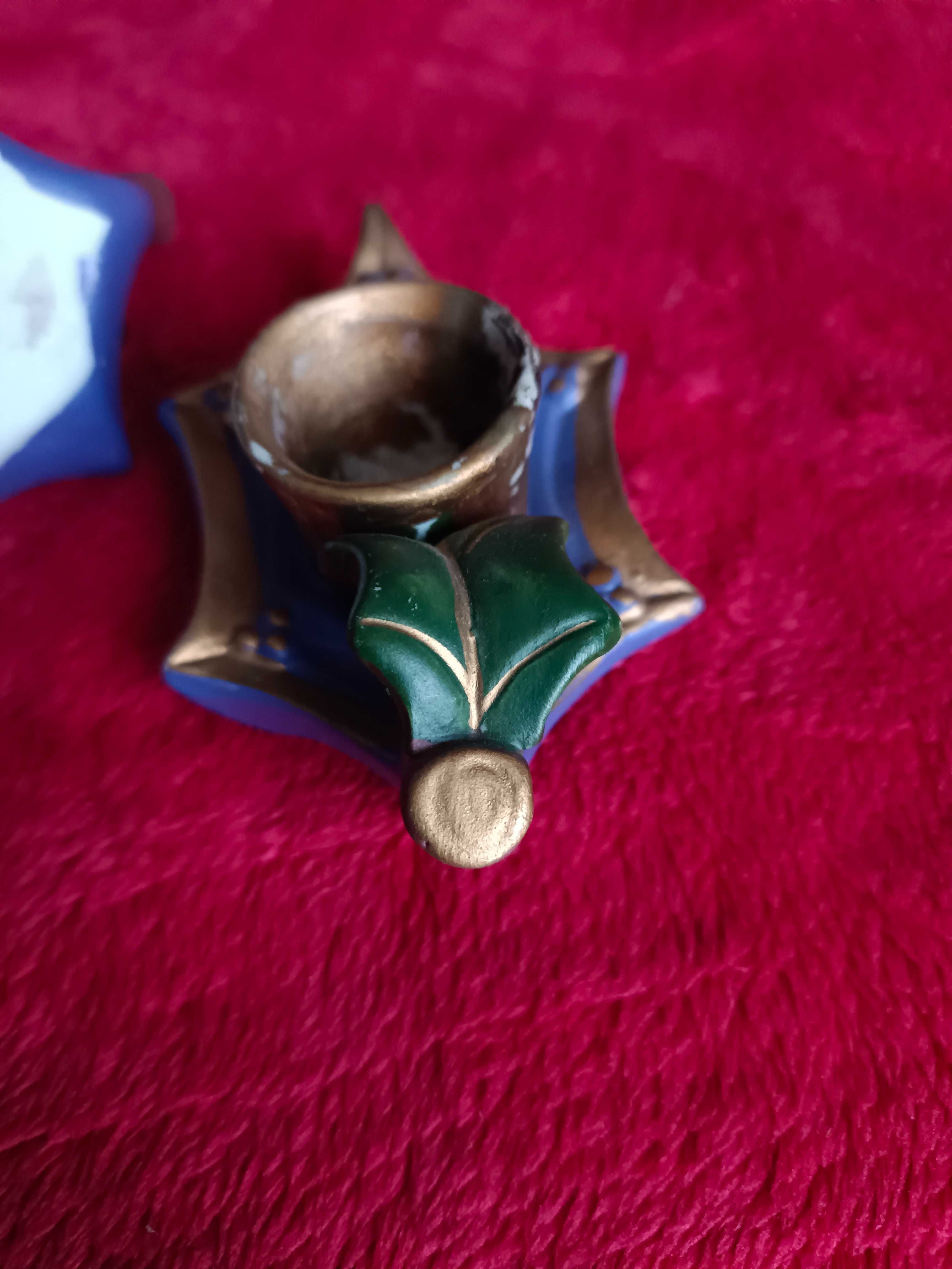 Ceramiczne kaganki na świece