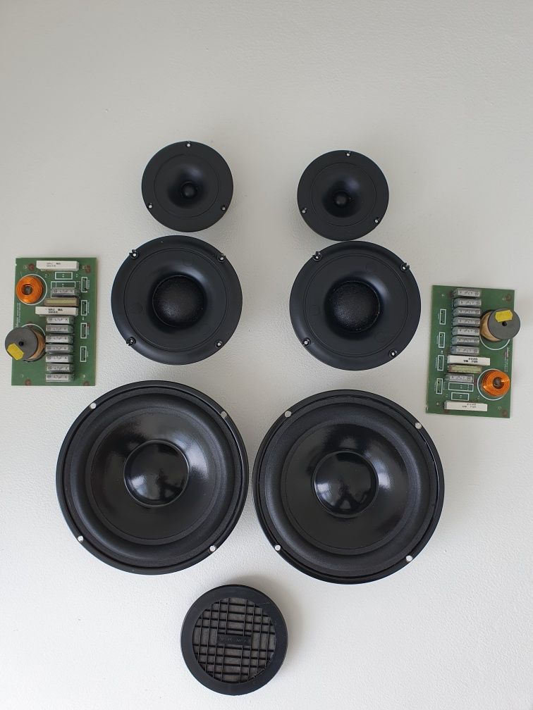 Unikatowe głosniki DYNAUDIO D-21, D-54,  22 W 75 - dwa komplety  + zwr