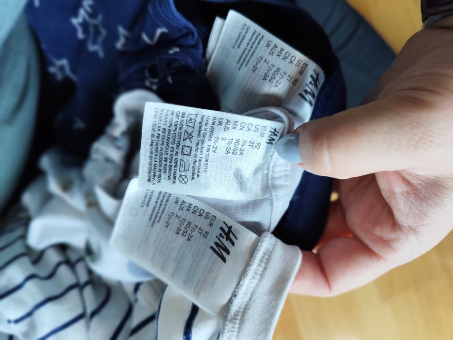 Piżama pajac H&M 92 zestaw