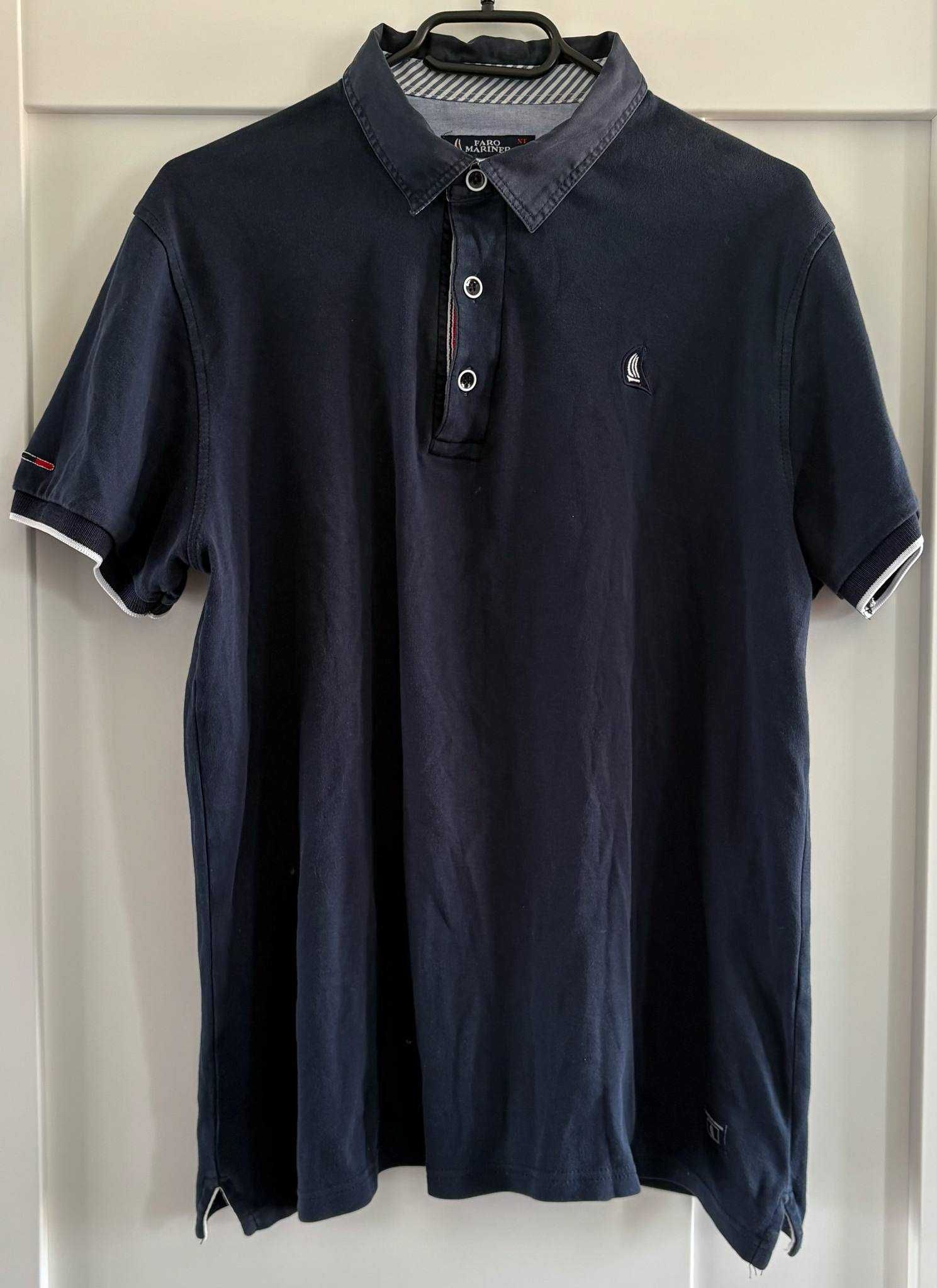 Męska stylowa koszulka polo Faro Mariner XL / jak nowa
