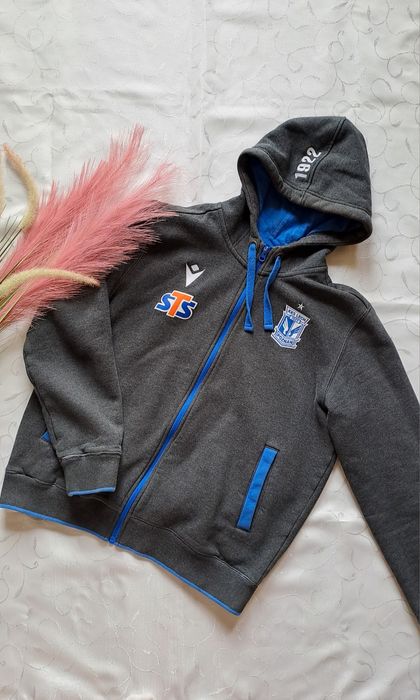 Bluza Lech Poznań XL kaptur Macron STS