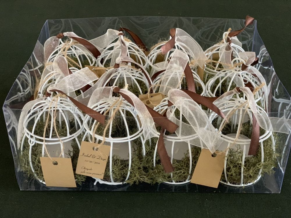 Gaiolas para lembranças casamentos/ baptizados