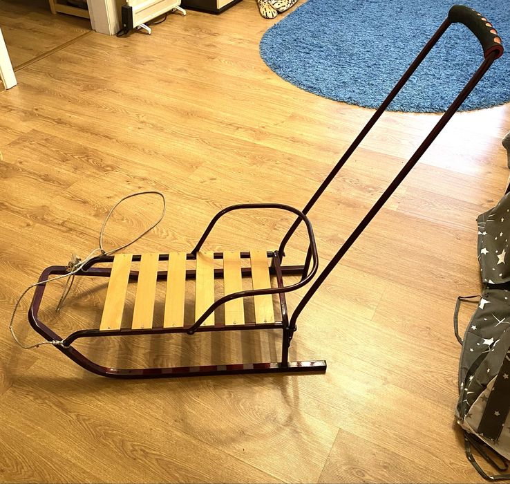 Санки дитячі з ручкою