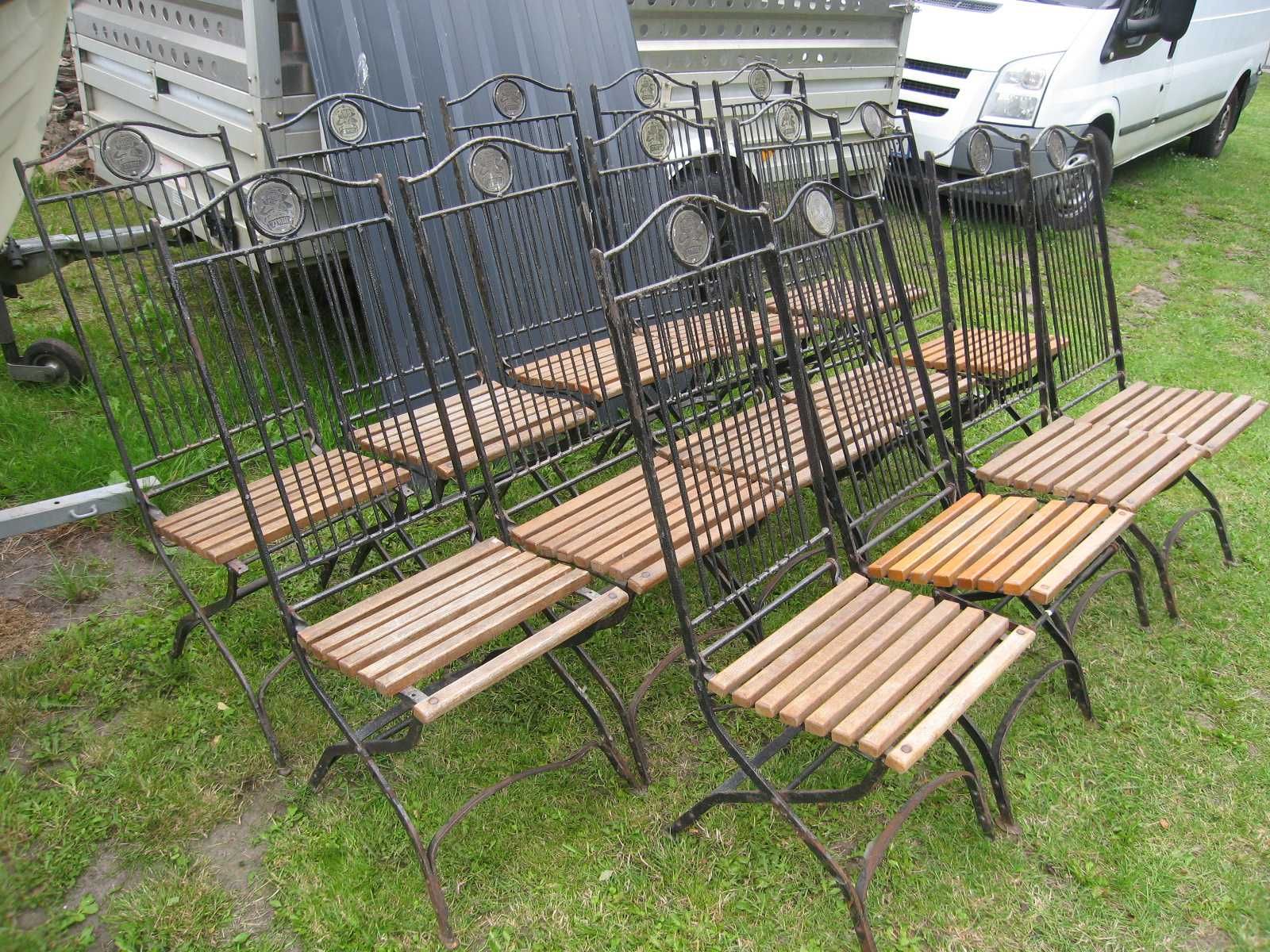 Krzesła ogrodowe składane