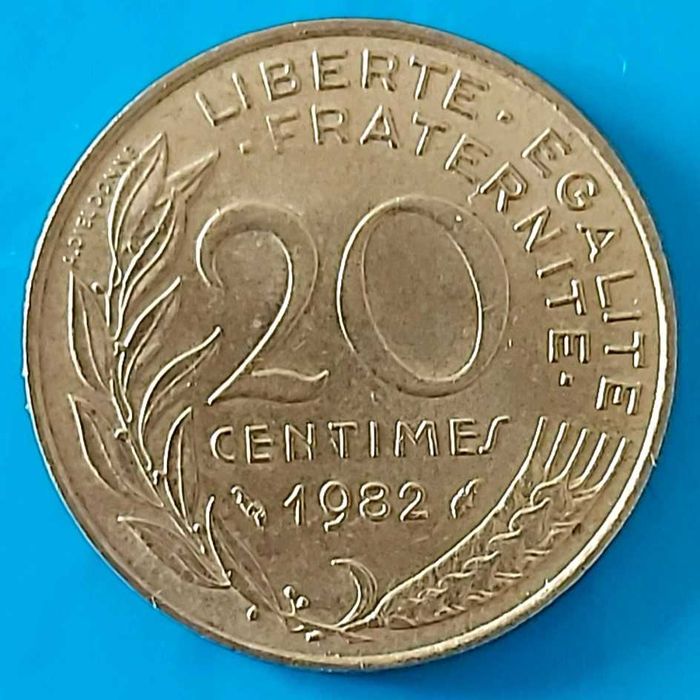 20 Cêntimos de 1982 de França