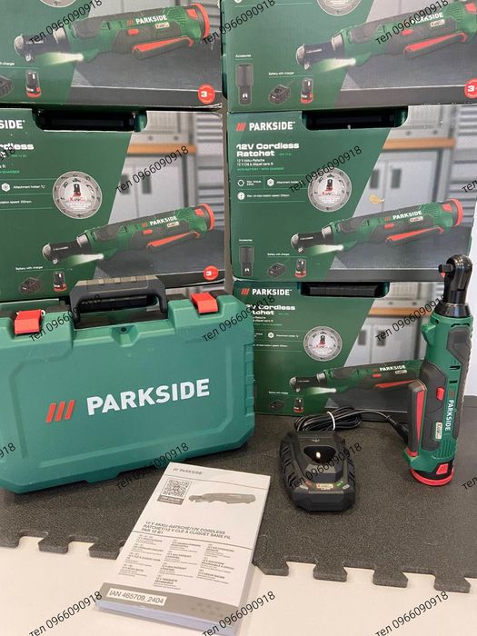 НІМЕЧЧИНА Акумуляторна тріскачка, трещотка, трищотка, гайковерт Parksі