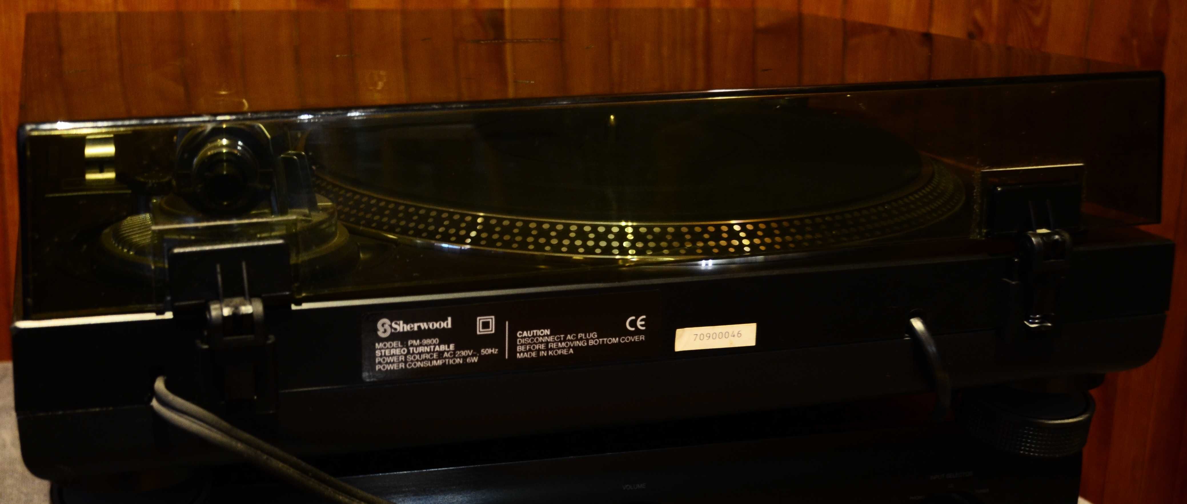 Gramofon Sherwood PM-9800 nowy pasek