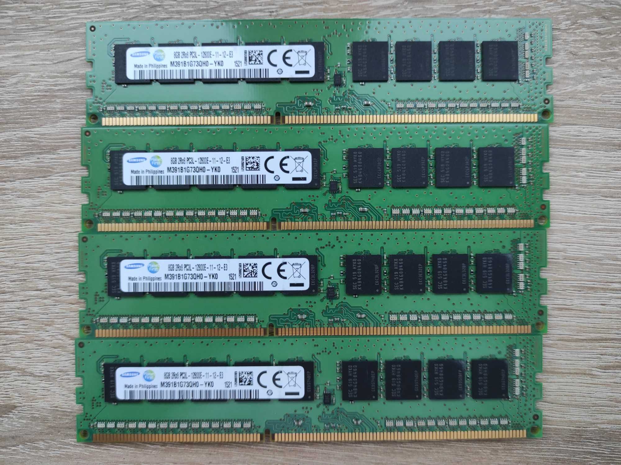 Samsung 8Gb DDR3 1600 PC3-12800E ECC Unbuffered