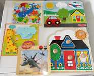Układanki, puzzle drewniane