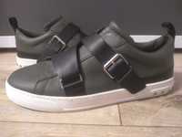 Valentino Garavani V-Punk Leather Sneakers 41,5 luksusowe buty 795Euro