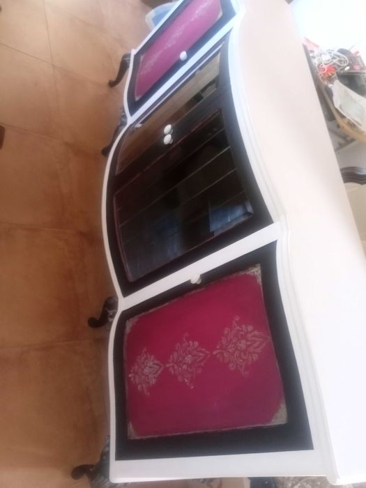 Móveis universais antigos recuperados estilo pátina mate