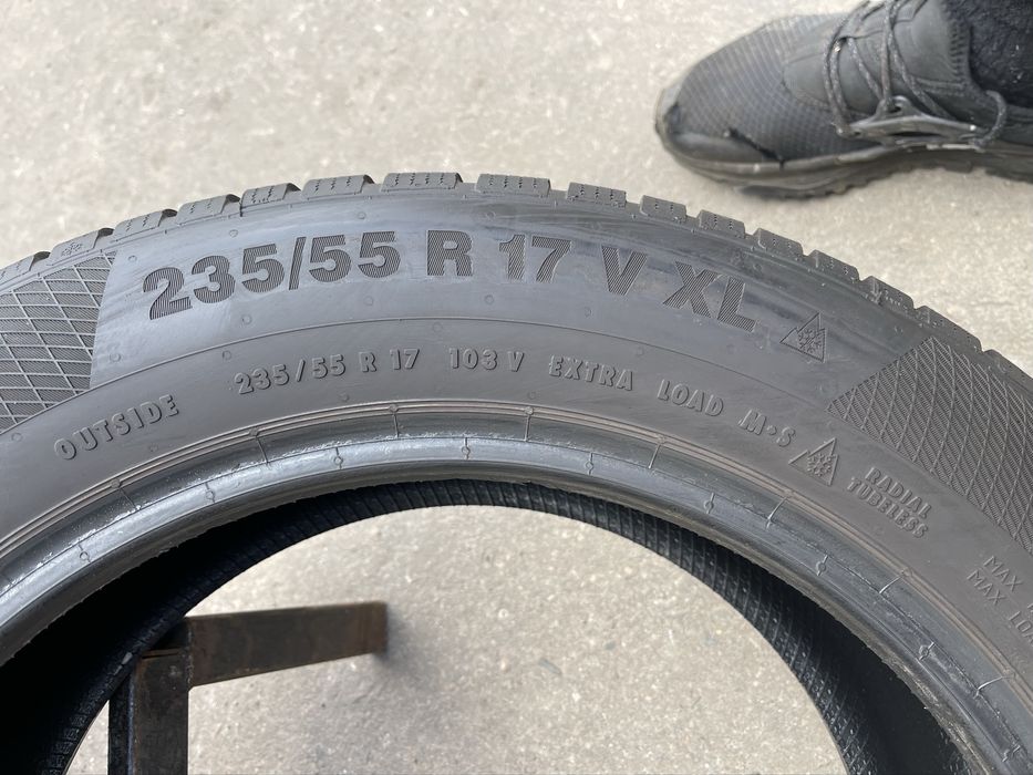Шини 235/55/17 Continental WinterContact 4шт зима 8мм