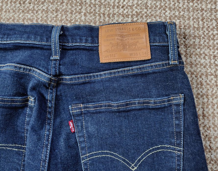 Levi's 512 premium джинси slim tapered fit оригінал W30 L34