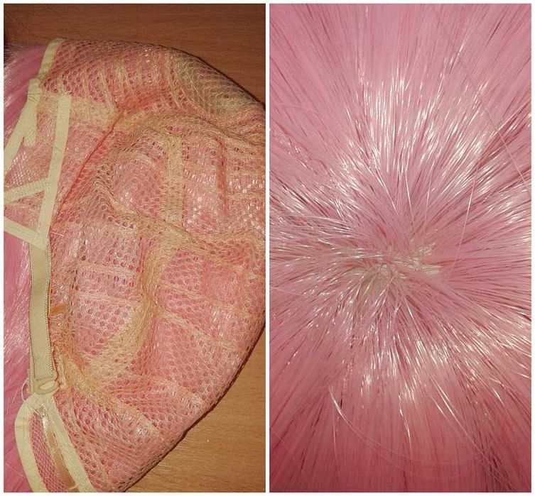 Sakura Miku Hatsune cosplay wig długa różowa peruka z kitkami vocaloid