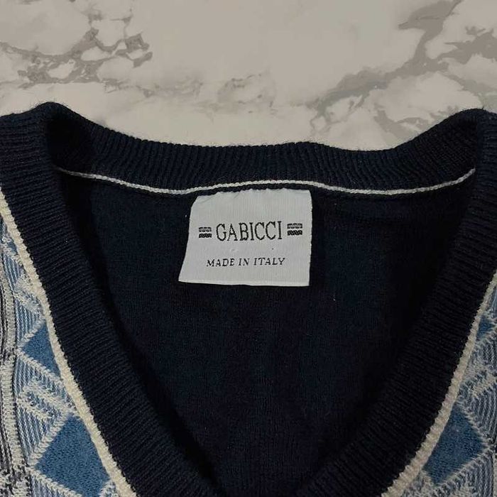 Vintage sweter we wzory Gabicci sweater y2k damski