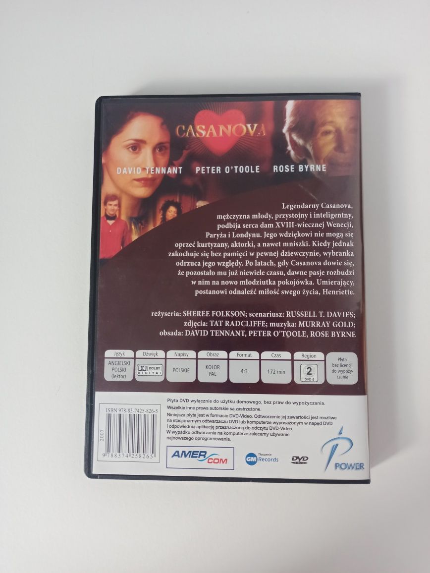 Casanova Dvd