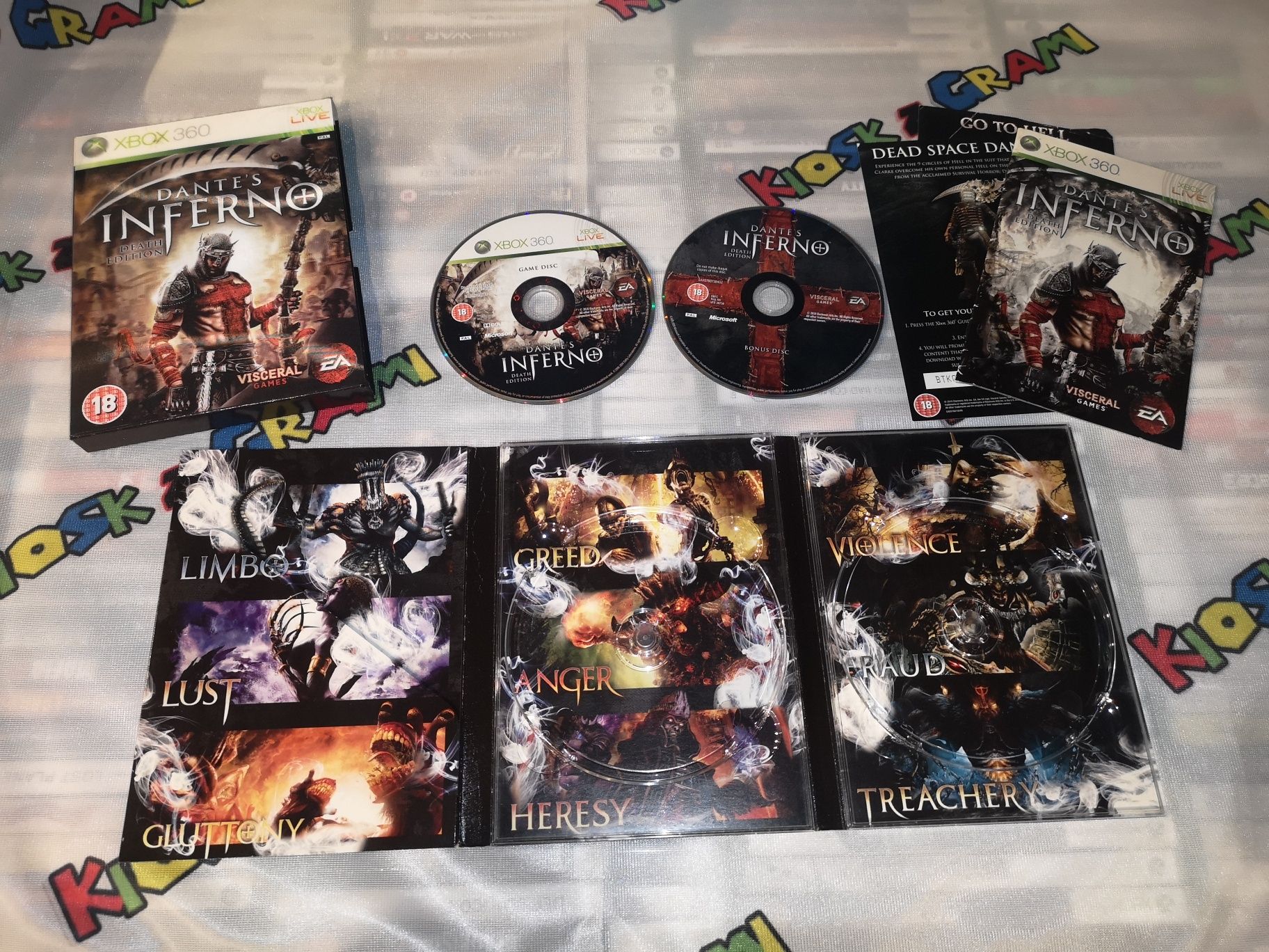 Dante Inferno DEATH EDITION Xbox 360 (Limitowana) rzadkość