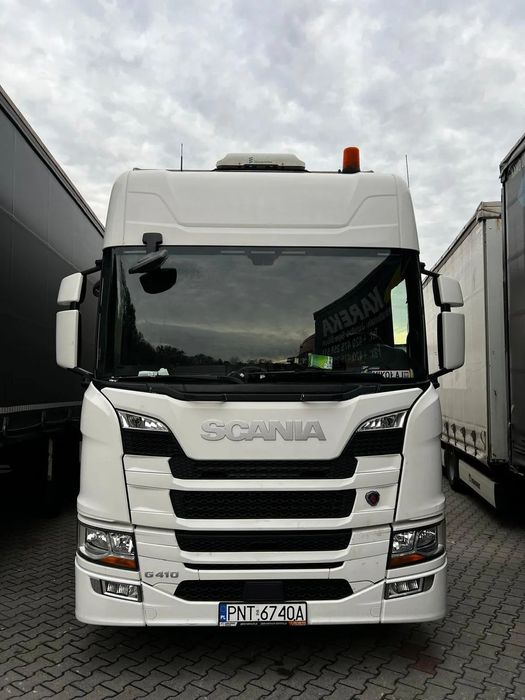 Scania G410  Scania zestaw HDS z przyczepą tandem retarder